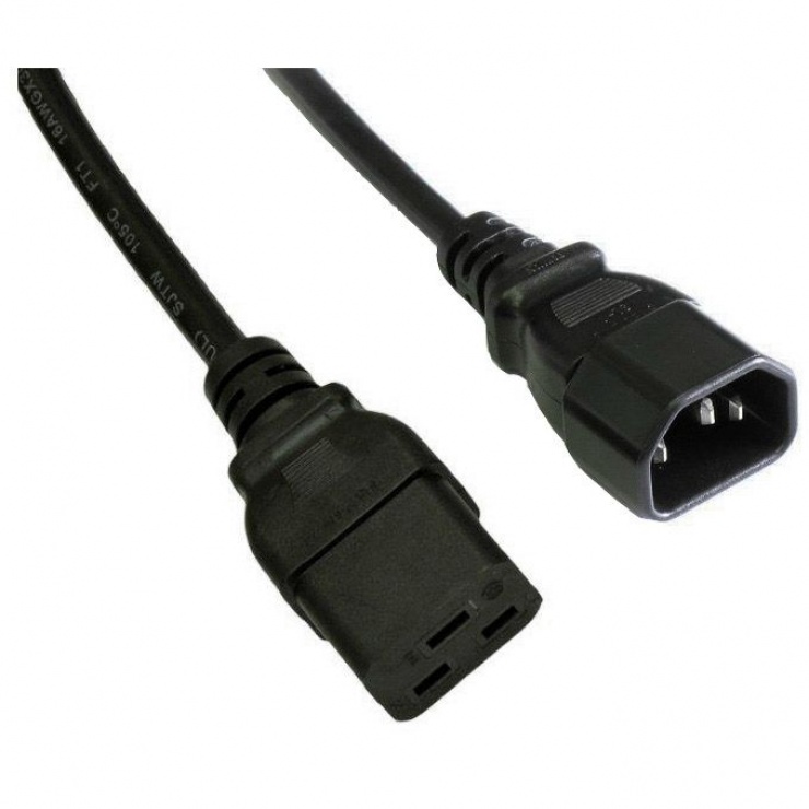 Cablu de alimentare IEC C14 la C19 1.8m, AK-UP-02 conectica.ro imagine noua 2022