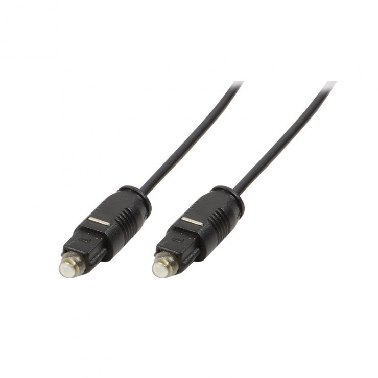 Cablu audio digital optic Toslink T-T 5m, Logilink CA1010 conectica.ro