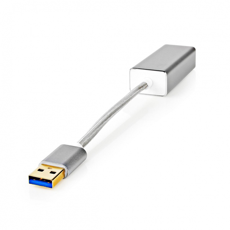 Adaptor USB 3.2-A Gen 1 la Gigabit LAN, Nedis CCTB61950AL02 Nedis conectica.ro imagine 2022 3foto.ro
