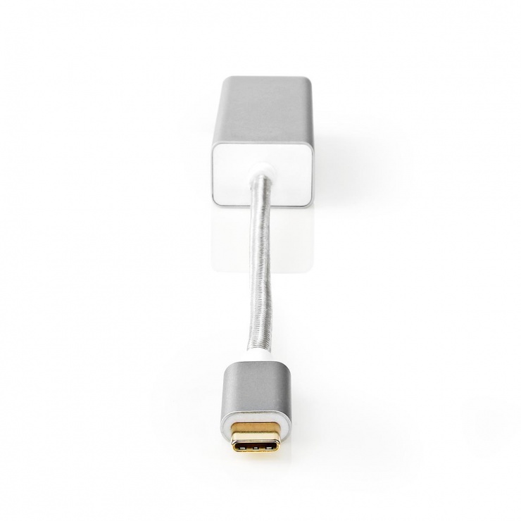Adaptor USB 3.2-C Gen 1 la Gigabit LAN Argintiu, Nedis CCTB64950AL02 Nedis conectica.ro imagine 2022 3foto.ro
