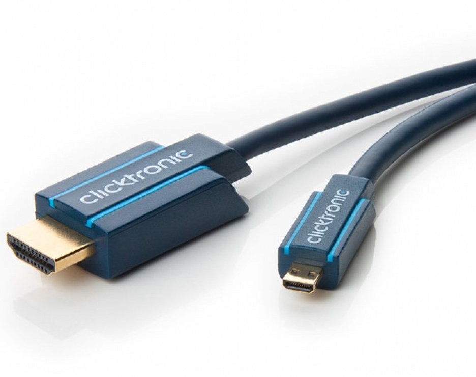 Cablu HDMI la micro HDMI-D T-T 5m, Clicktronic CLICK70330 imagine noua