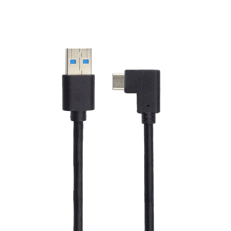Cablu MYCON USB 3.2 Gen 1 la USB-C unghi 90 grade T-T 0.5m, CON2000 conectica.ro