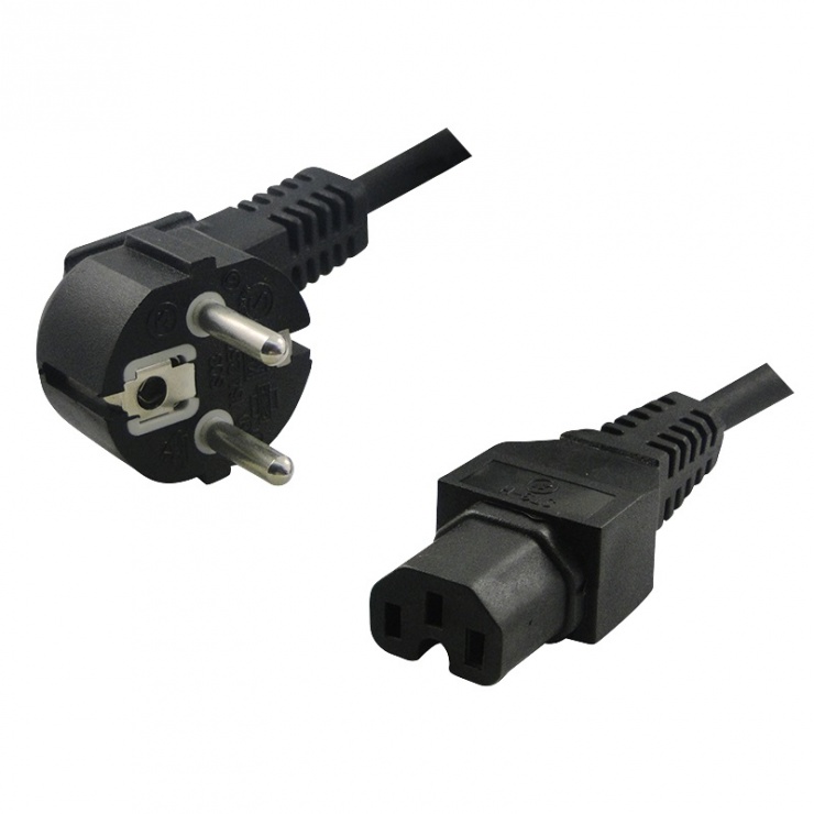 Cablu alimentare IEC 320 C15 1.8m, Logilink CP105 conectica.ro