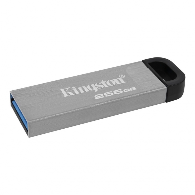 Stick USB 3.2 DataTraveler Kyson 256GB Metalic, Kingston DTKN/256GB imagine noua
