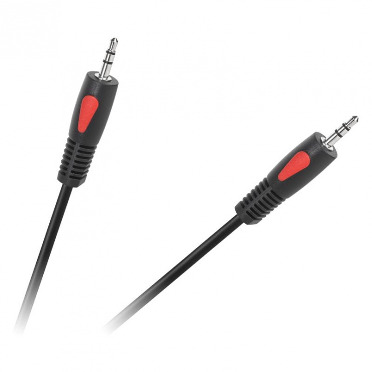 Cablu audio jack 3.5mm 3 pini T-T 15m, KPO4005-15 15m imagine noua 2022