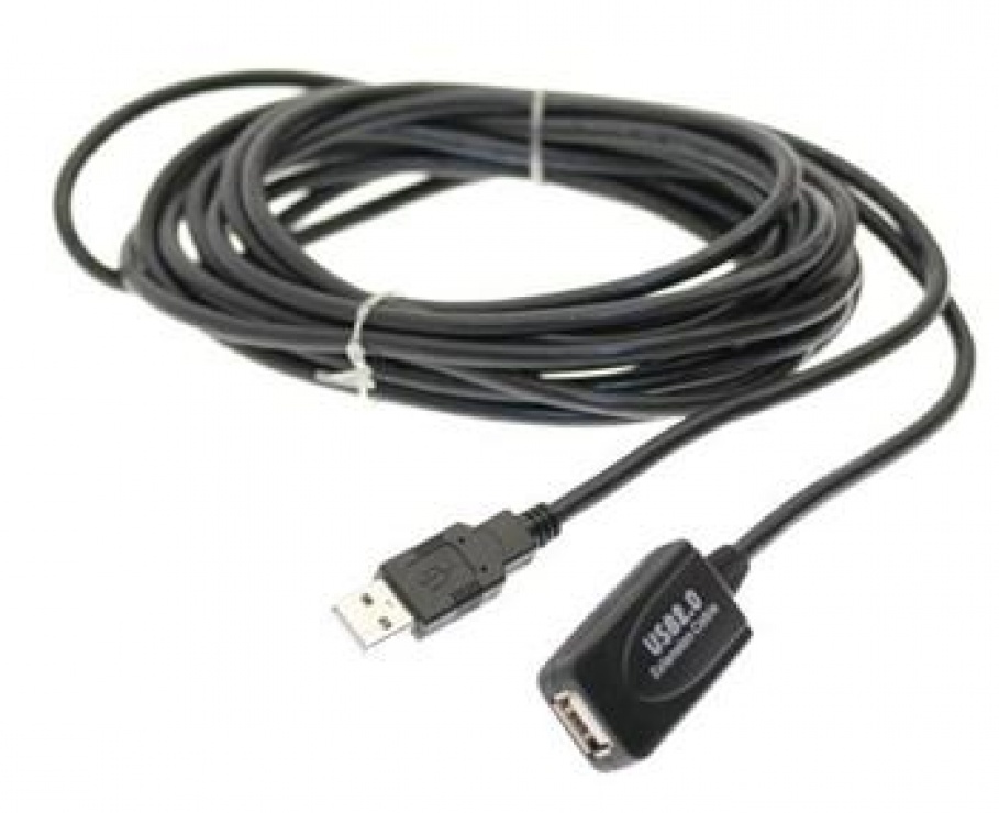 Cablu prelungitor activ USB 2.0 T-M 5m, KU2REP5 imagine noua