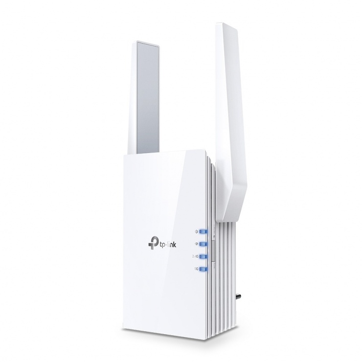 Range Extender Wi-Fi Gigabit AX1800, TP-LINK RE605X Access imagine noua 2022