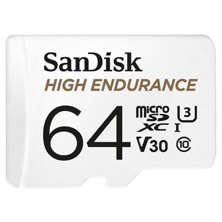 Card de memorie micro SDXC 64Gb clasa 10, SANDISK SDSQQNR-064G-GN6IA