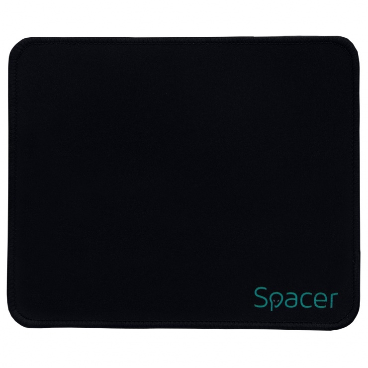 Mouse pad Negru, Spacer SP-PAD-S conectica.ro