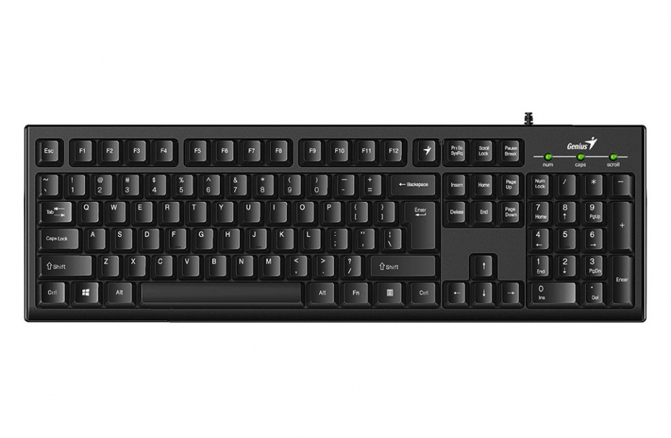Tastatura USB Smart KB-100 RO Negru, Genius conectica.ro