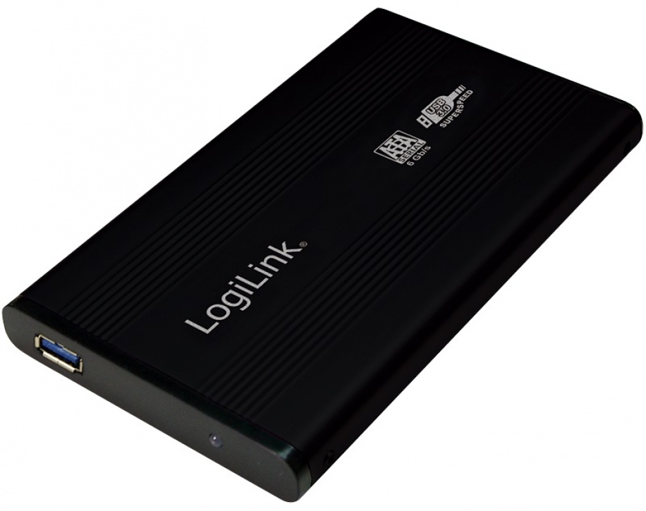 Rack extern pentru HDD SATA 2.5″ la USB 3.0 Negru, Logilink UA0106 imagine noua