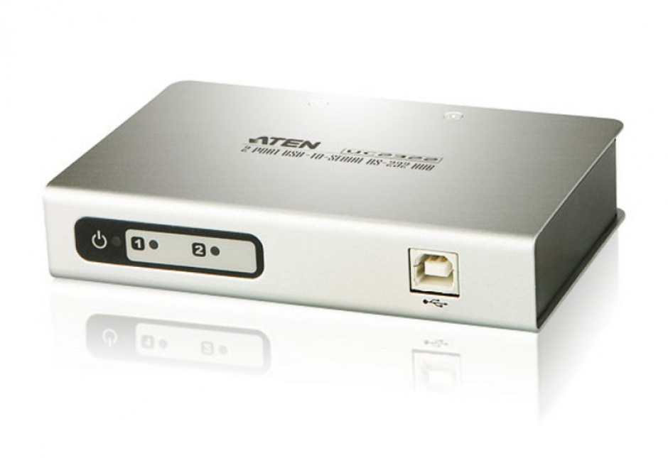 Adaptor USB la 2 x RS-232, ATEN UC2322 Aten imagine noua 2022