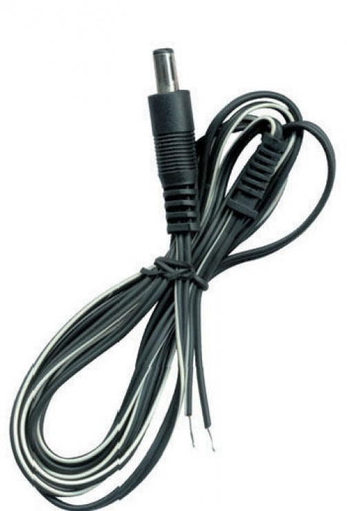 Cablu de alimentare DC 2.5×5.5mm la fire deschise 1.2m, URZ1201-2 conectica.ro