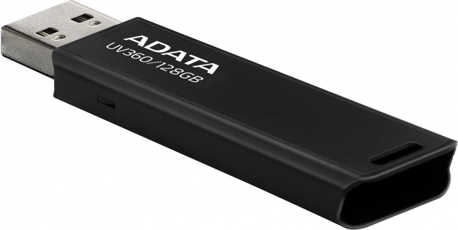 Stick USB 3.2 UV360 128GB Negru, ADATA AUV360-128G-RBK A-Data