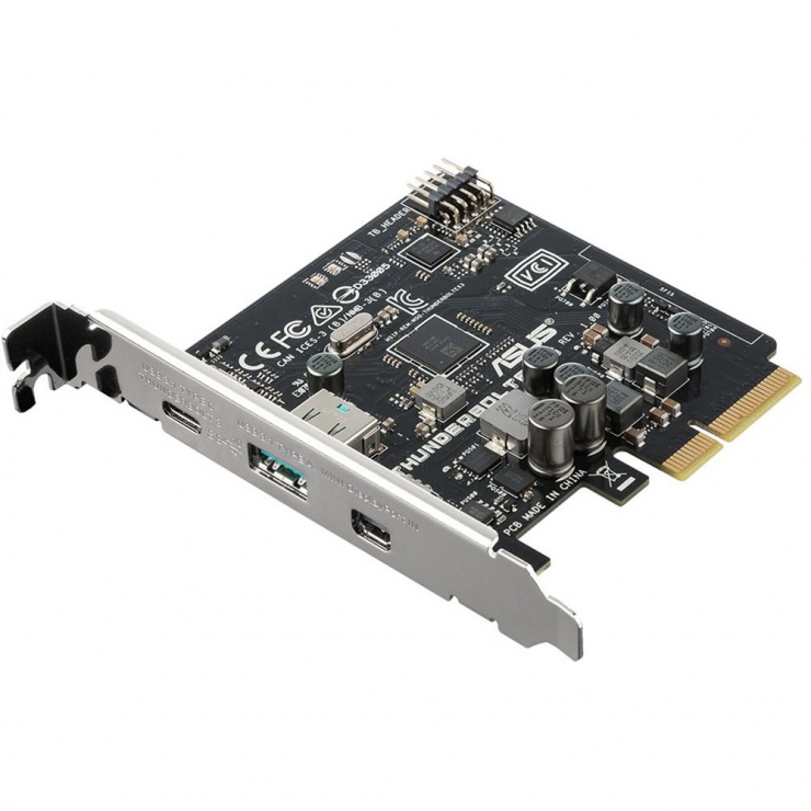 PCI Express cu 1 x USB type C/Thunderbolt 3 + 1 x USB 3.1-A + 1 x Mini Displayport, ASUS imagine noua 3