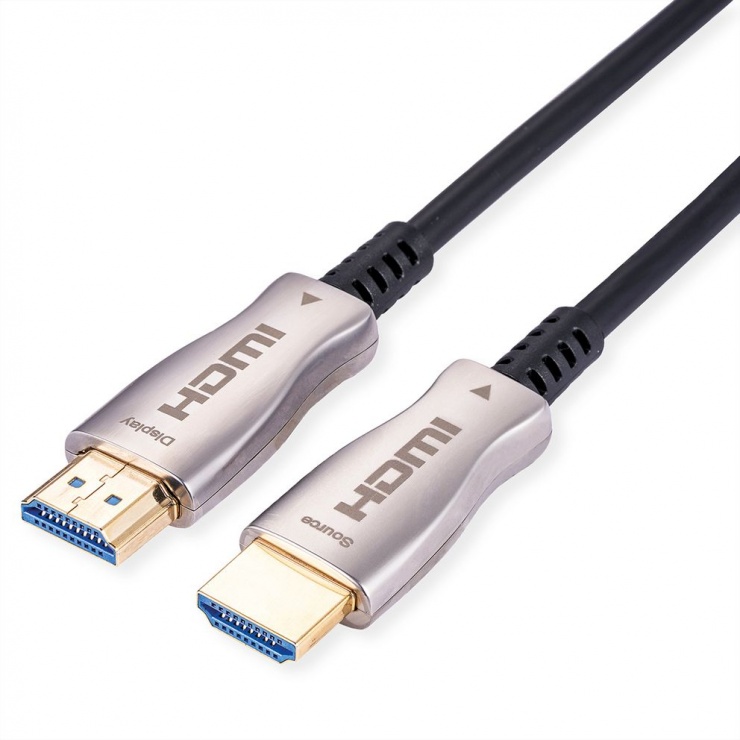 Cablu activ optic HDMI 4K60Hz T-T 15m, Value 14.99.3479 14.99.3479 imagine noua tecomm.ro