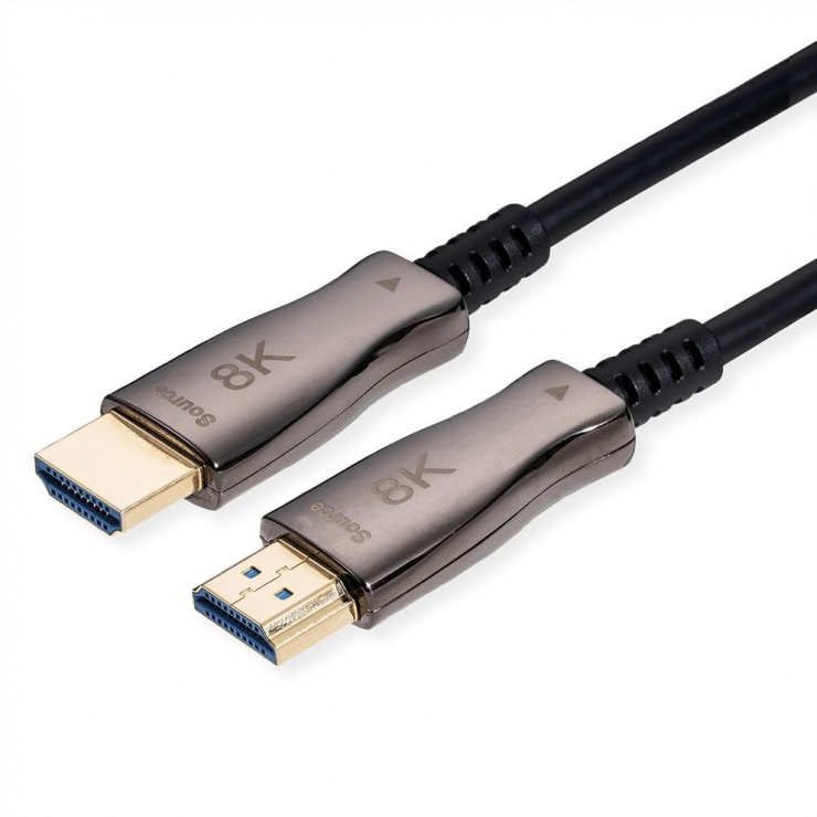 Cablu activ optic HDMI 8K60Hz T-T 15m, Value 14.99.3484 14.99.3484 imagine noua tecomm.ro