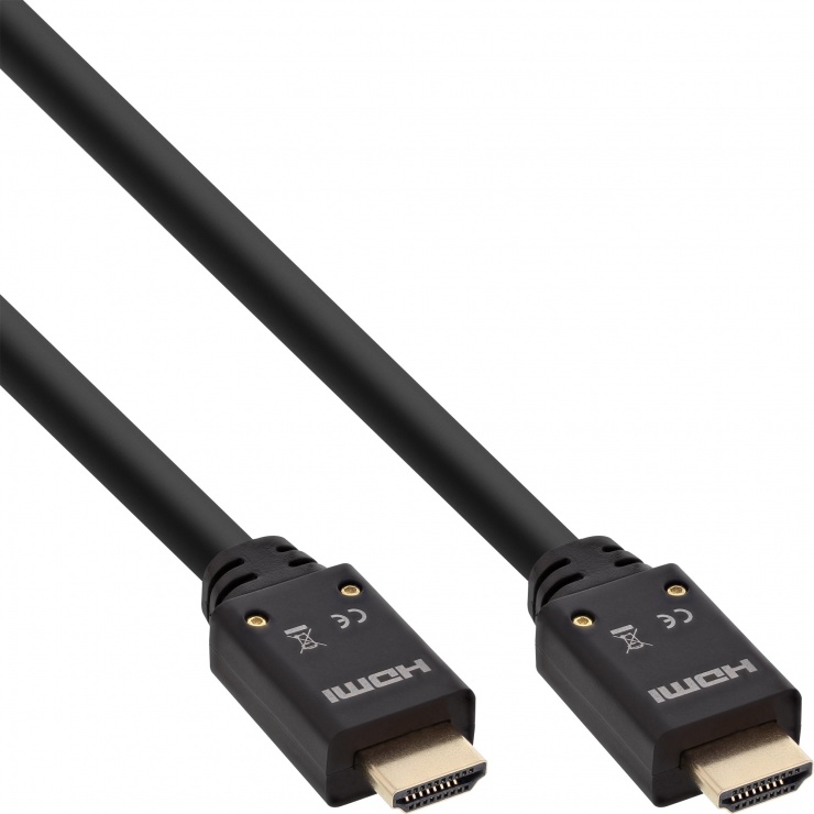 Cablu activ HDMI 4K60Hz T-T 10m, InLine IL17510B (10M imagine noua tecomm.ro