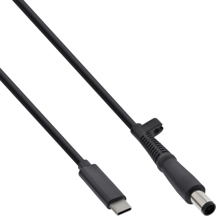 Cablu de alimentare USB Type-C la DC 7.4/5.0/0.6mm HP 3.25A 2m, Inline IL26673 conectica.ro
