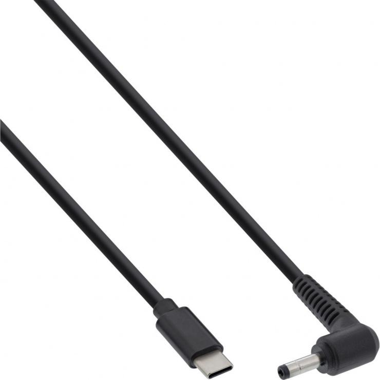 Cablu de alimentare USB Type-C la DC 4.0×1.7mm BenQ/ASUS 3.25A 2m, Inline IL26675 imagine noua
