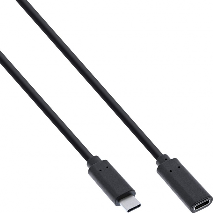 Cablu prelungitor USB 3.2 type C T-M 3A 1m, Inline IL35771 imagine noua