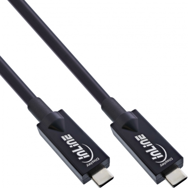 Cablu USB 3.2 Gen2 type C AOC 4K144Hz 60W T-T 3m, InLine IL35793A -3M imagine noua 2022