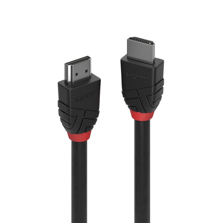 Cablu HDMI v2.0 4K30Hz Black Line T-T 7.5m, Lindy L36467 Lindy (black) imagine 2022 3foto.ro