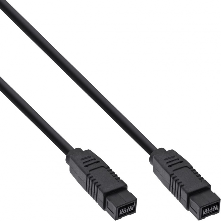 Cablu Firewire 9 pini la 9 pini 5m, InLine 39905 imagine noua