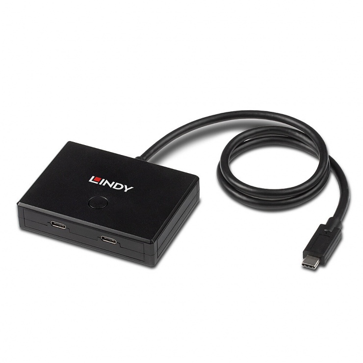 Switch bidirectional USB 3.2 Gen1-C 2 porturi, Lindy L43329 3.2 imagine noua tecomm.ro