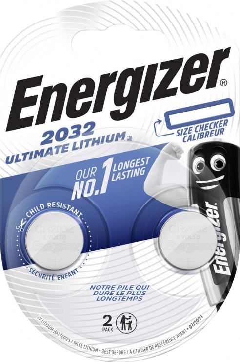 Set 2 baterii CR2032 Ultimate Lithium, Energizer E301319300 conectica.ro imagine noua 2022