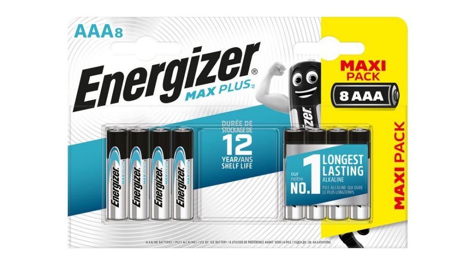 Set 8 baterii alkaline AAA MAX PLUS, Energizer E301322500 conectica.ro