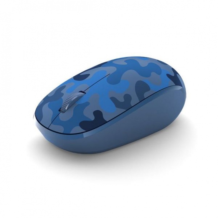Mouse Bluetooth Camo Blue, Microsoft 8KX-00020 conectica.ro