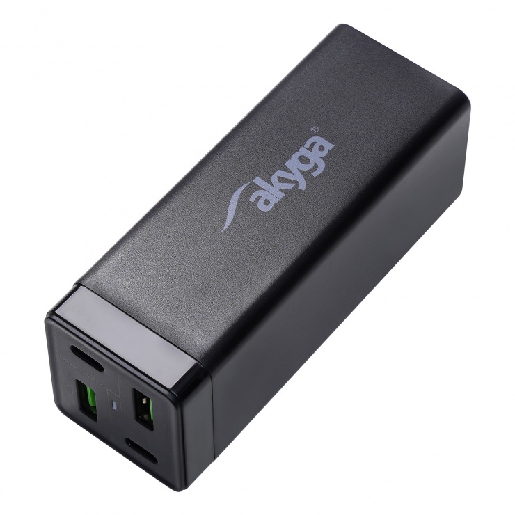 Incarcator priza 65W USB-A + USB-C Quick Charge 4+ PD 5-20V/1.5-3.25A, AK-CH-17 5-20V/1.5-3.25A