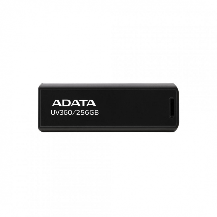 Stick USB 3.2 UV360 256GB Negru, ADATA AUV360-256G-RBK imagine noua