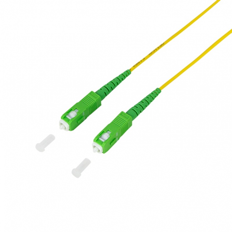 Cablu fibra optica Simplex Single Mode OS2 SC/APC-SC/APC 2m, Logilink FPSSC02 conectica.ro
