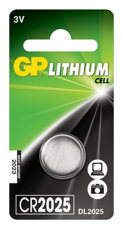 Baterie CR2025 3V, GP Batteries
