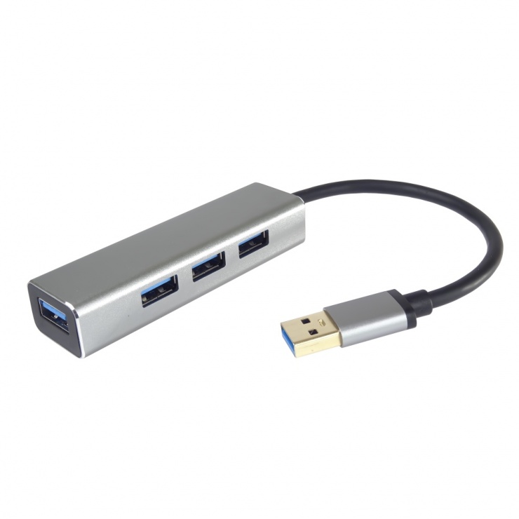 HUB USB 3.1 cu 4 porturi USB-A, ku3hub4e conectica.ro