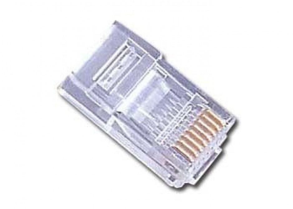 Set 100 conectori de retea utp rj45 cat 5e, gembird plug3up6/100