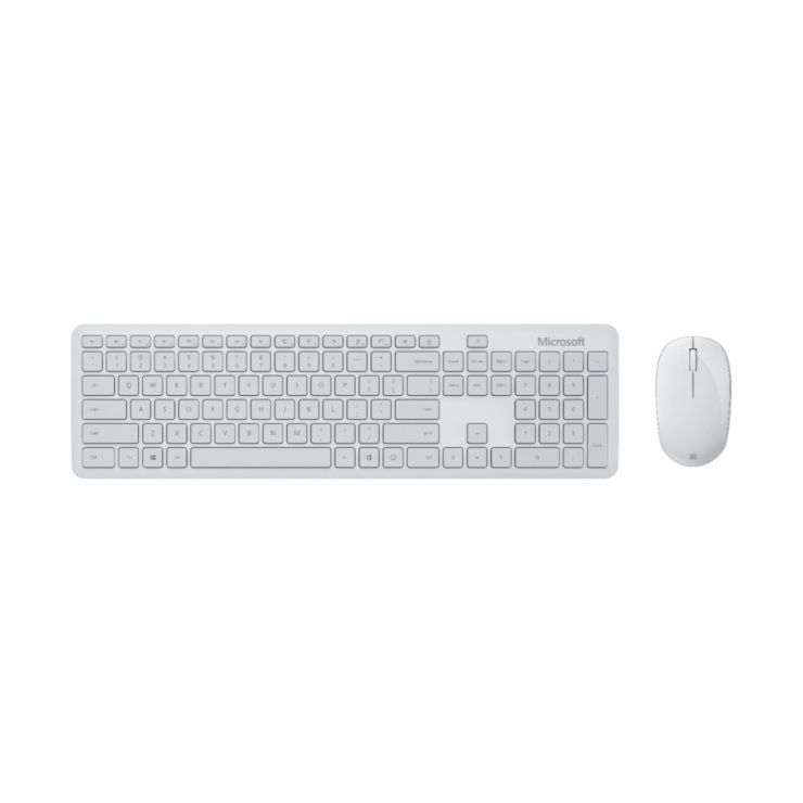 Kit tastatura + mouse Bluetooth Glacier, Microsoft QHG-00051 imagine noua
