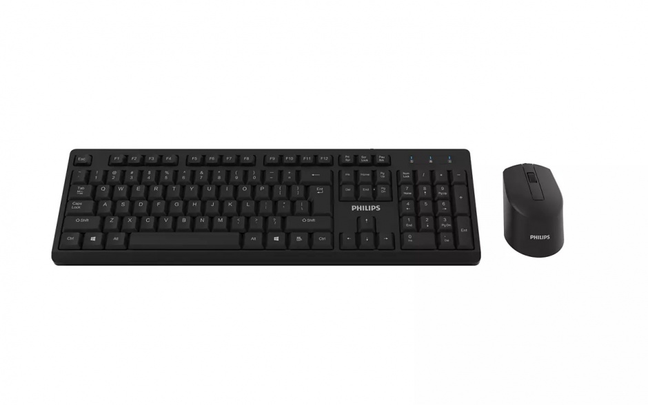 Kit tastatura + mouse wireless, philips spt6324b