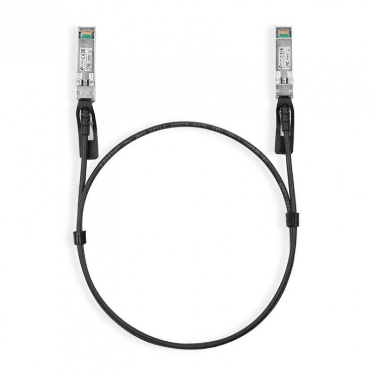 Cablu SPF+ 10G 1m, TP-LINK TL-SM5220-1M 10G imagine noua 2022