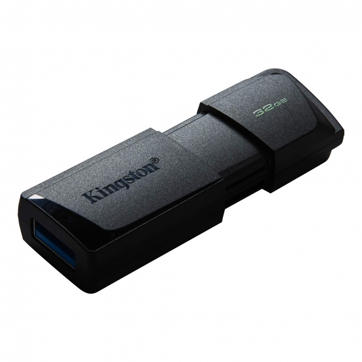 Stick usb 3.2 32gb datatraveler exodia m negru, kingston dtxm/32gb