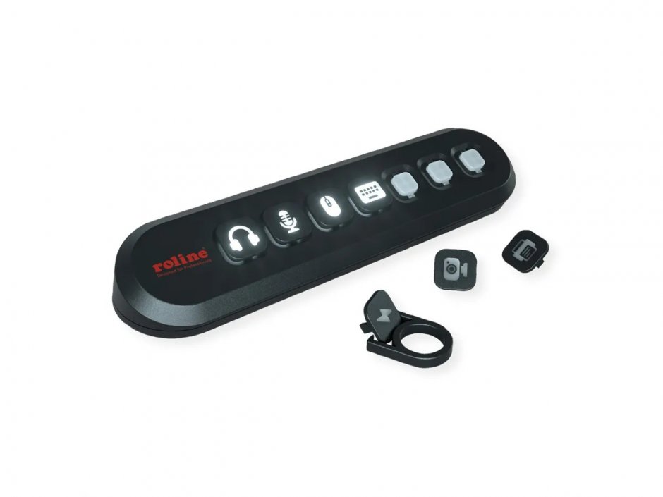 HUB USB 3.2 Gen1-A la 7 x USB-A Swappable Buttons, Roline 14.02.5063