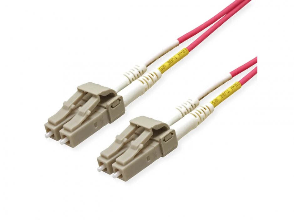 Cablu fibra optica LC - LC OM4 conector Low Loss 10m, Roline 21.15.8858