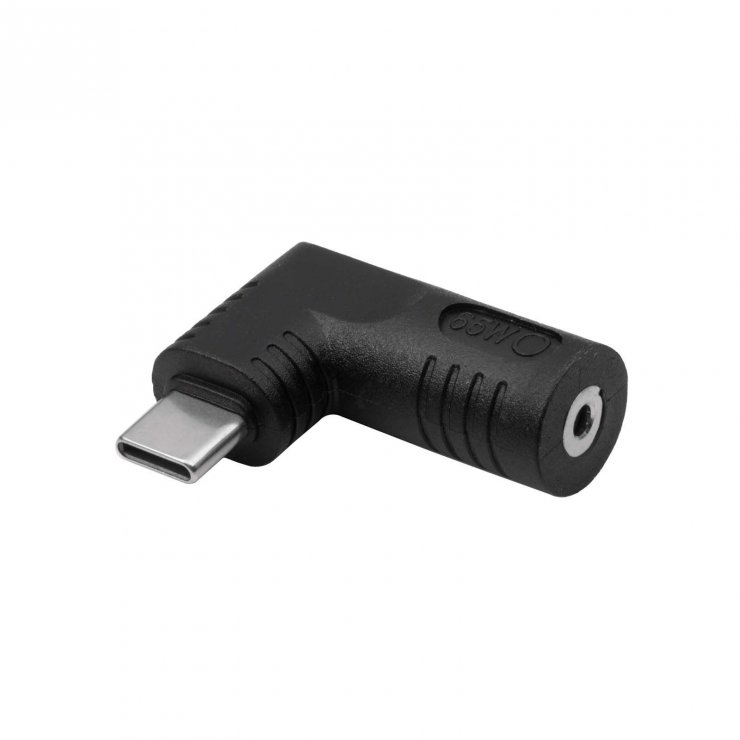 Adaptor USB type C la DC 2.5 x 0.7mm 65W T-M, Akyga AK-ND-D15