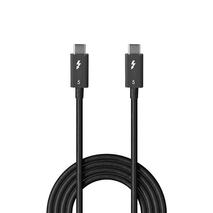 Cablu pasiv Thunderbolt 5 (USB type C) 8K60Hz/4K144Hz 240W T-T 1m, Lindy L31130