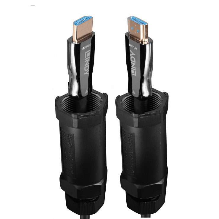 Cablu Armoured fibra Optica Hybrid HDMI 8K60Hz 20m, Lindy L38529