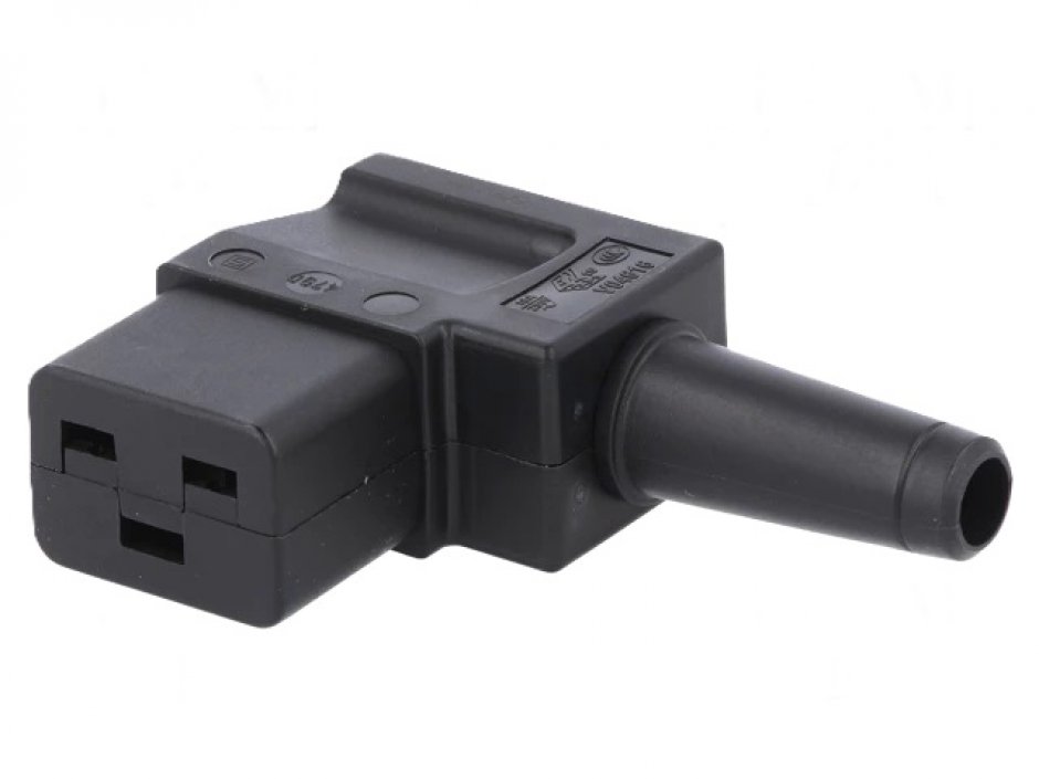 Conector de alimentare IEC C19 unghi 250V/16A, 4790.1100