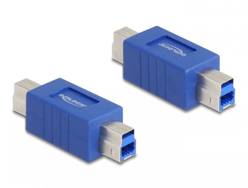 Adaptor USB-B 3.0 la USB-B T-T, Delock 67227