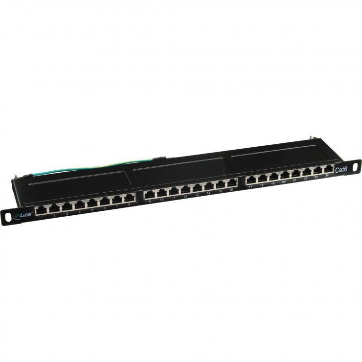 Patch panel ecranat Cat.6 24 porturi 19